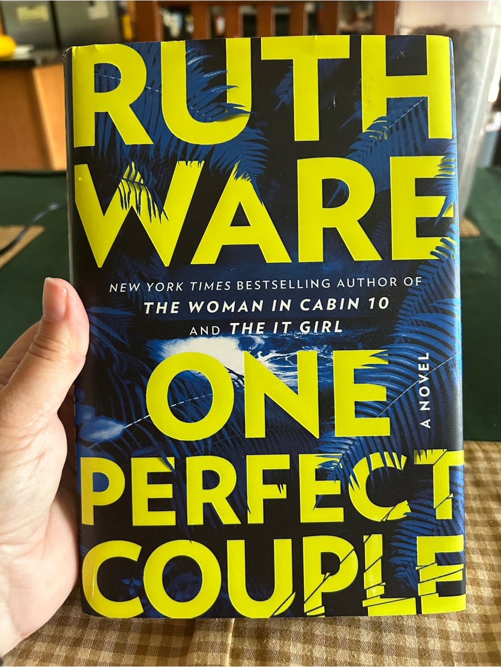 "One Perfect Couple" Hardcover Novel - Yellow and Blue